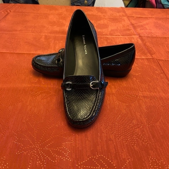 Etienne Aigner Faux Snakeskin Emry Loafers 6.5 - Picture 8 of 13